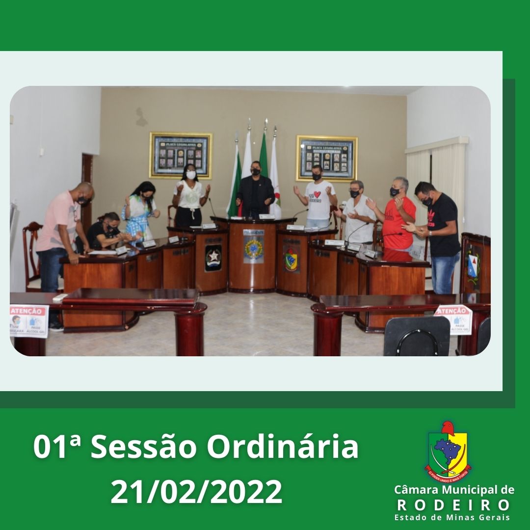 01ª Sessão Ordinária de 2022