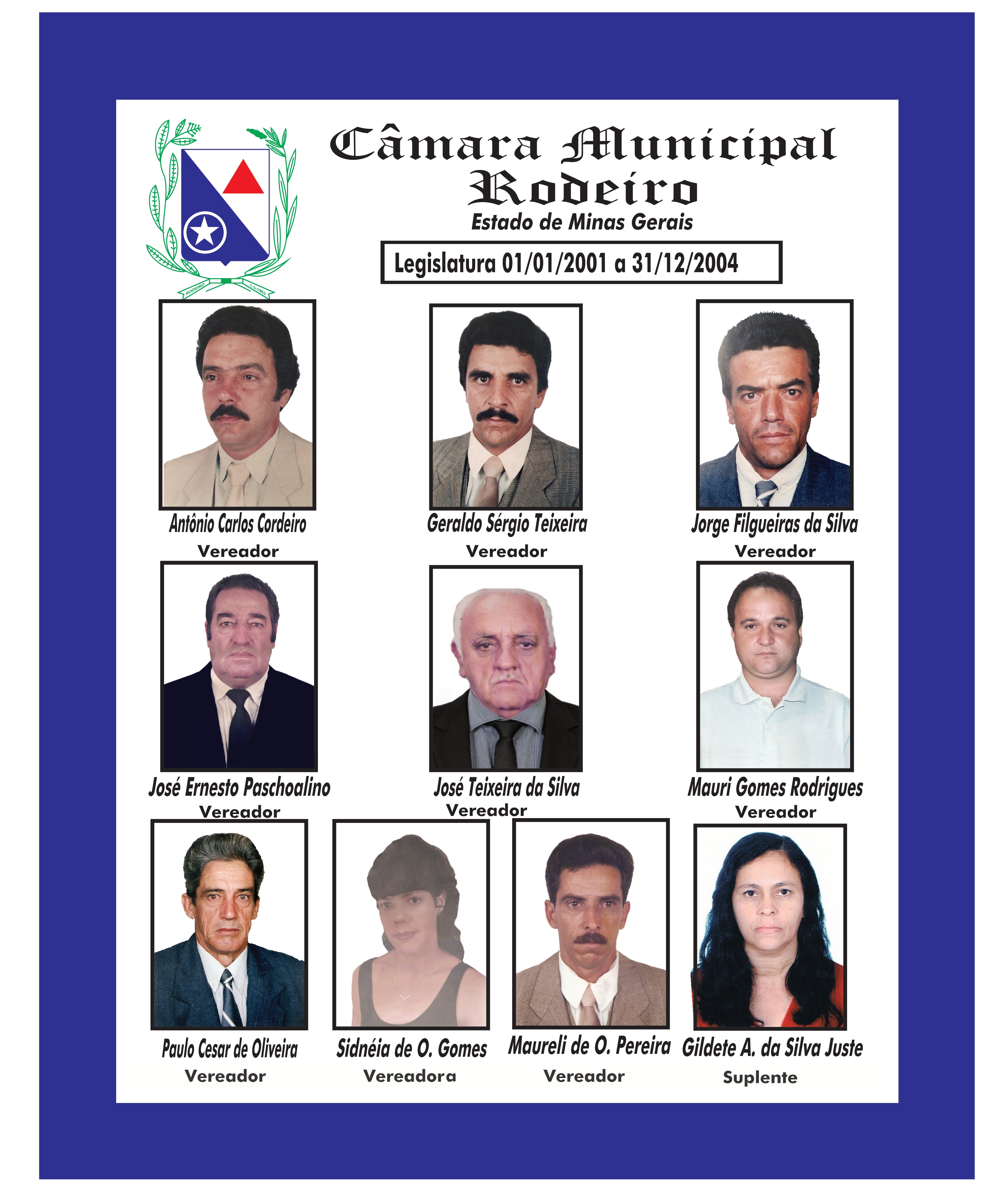 Legislatura 01/01/2001 a 31/12/2004