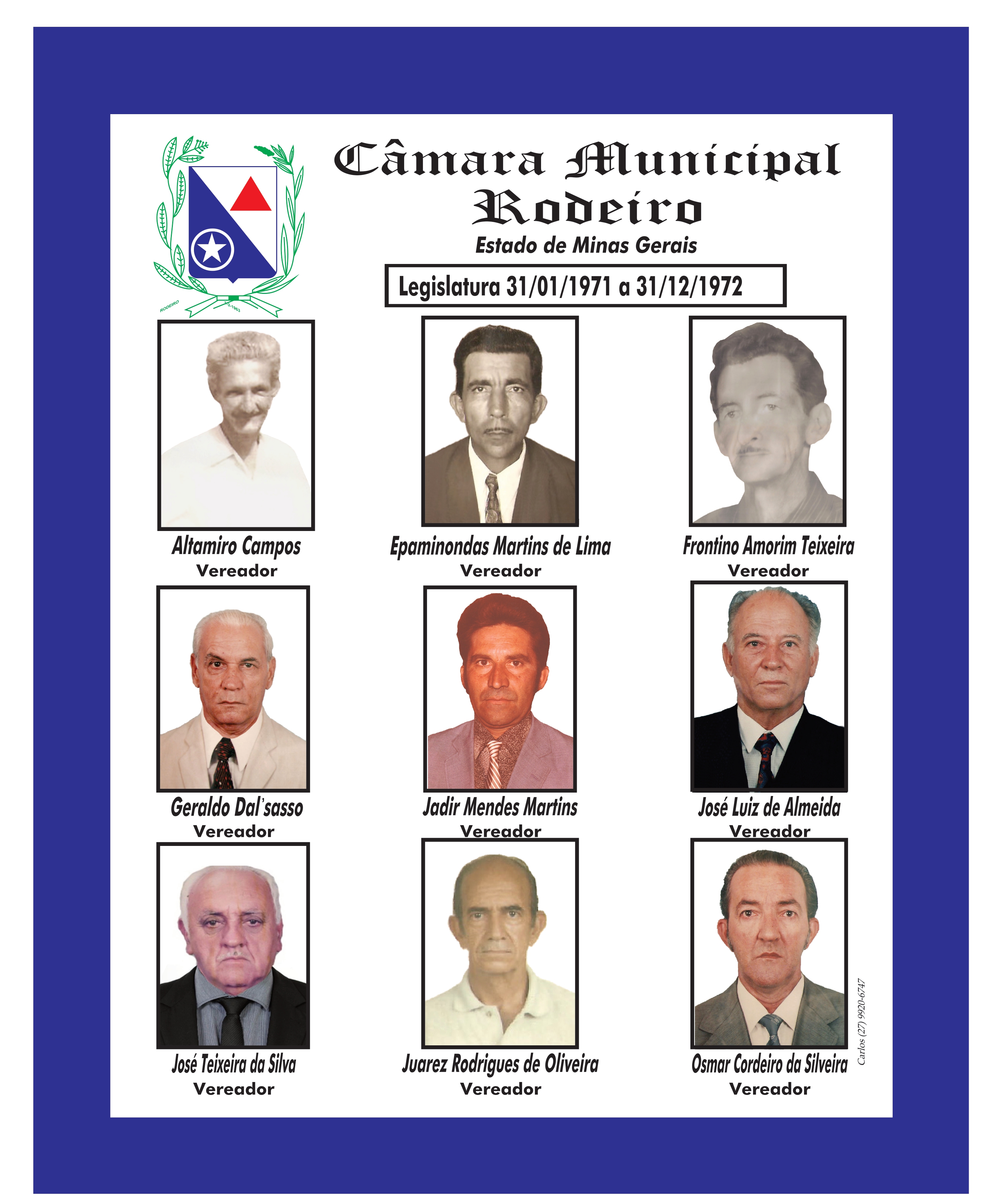 Legislatura 31/01/1971 a 31/12/1972